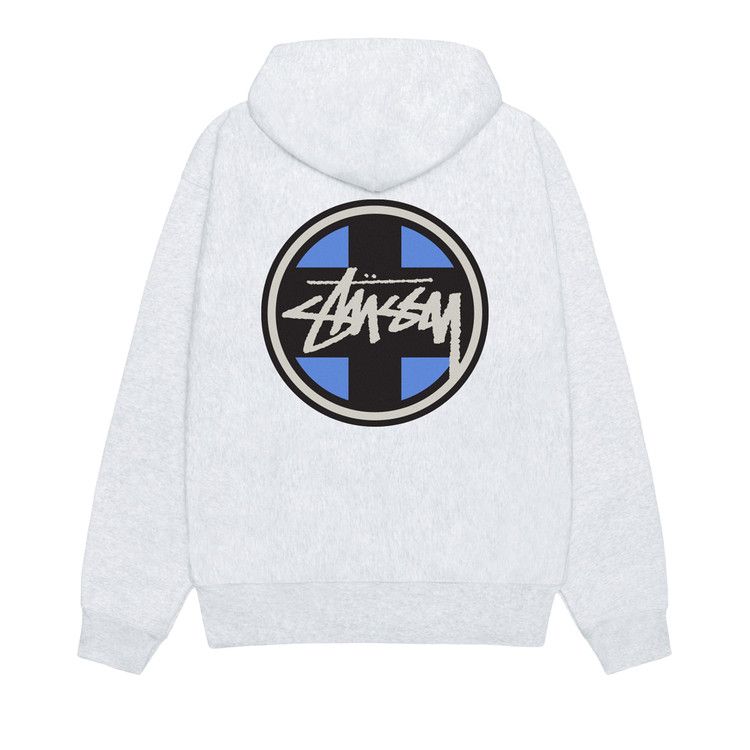 Stussy Cross Dot Hoodie 'ash Heather'