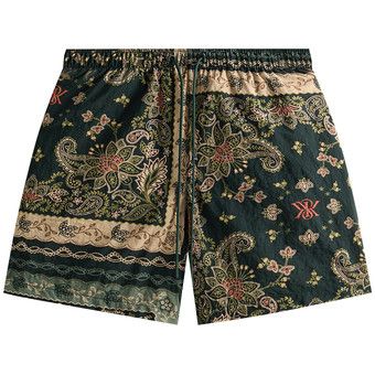 Buy Kith Panelled Bandana Ashton Swim Short 'Stadium' - KHM061024