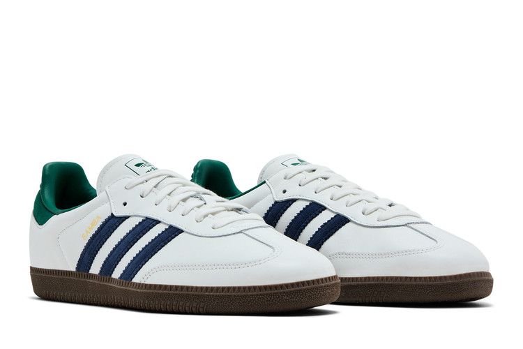 Samba OG 'white Navy Collegiate Green'
