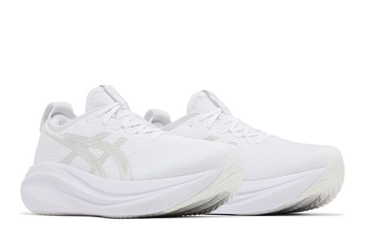 Asics Gel Nimbus 27 White Glacier Grey