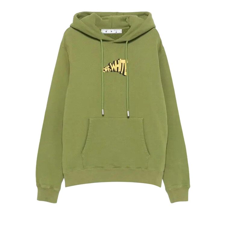 Off-White Arrows Print Hoodie 'green'