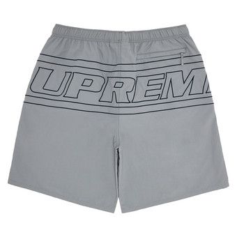 Buy Supreme Big Logo Nylon Short 'Grey' - SS25SH42 GREY | GOAT