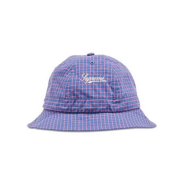 Buy Supreme x Cordura Plaid Bell Hat 'Blue' - SS25H58 BLUE