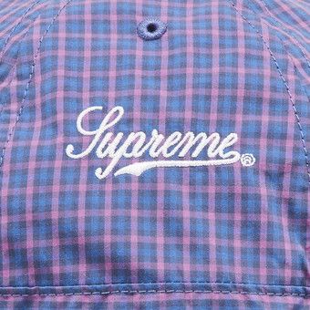 Supreme Cordura Plaid Camp Cap (SS25) - $54