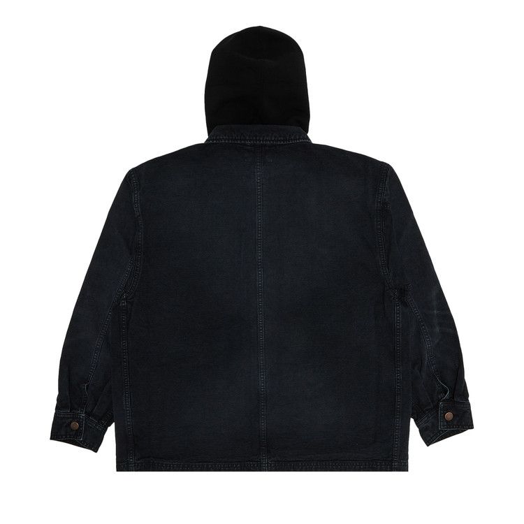 で*り様 supreme Worn Hooded Chore Coat Deni Supreme Worn Hooded Chore Coat (SS25) - $318