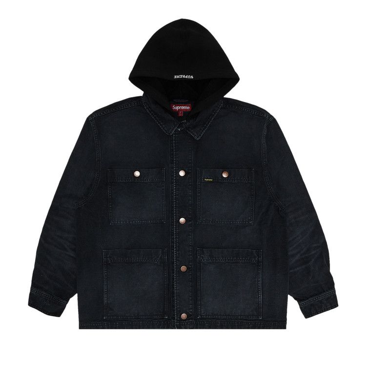 Supreme Worn Hooded Chore Coat (SS25) - $318