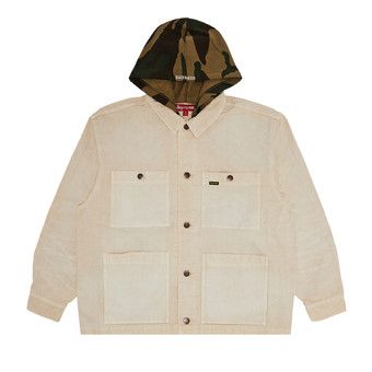ジャケット・アウター Supreme Worn Hooded Chore Coat Natural M Buy Supreme Worn Hooded Chore Coat 'Natural' - SS25J83 NATURAL | GOAT