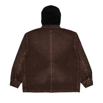 Buy Supreme Worn Hooded Chore Coat 'Brown' - SS25J83 BROWN | GOAT