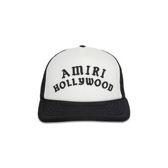 Buy Amiri Hollywood Trucker Hat 'Black' - AMHATR1025 BLAC | GOAT