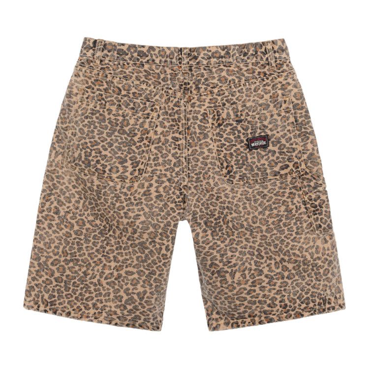 Buy Stussy Denim Work Short 'Leopard' - 112336 LEOP | GOAT
