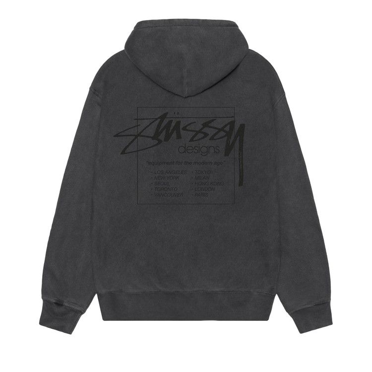 Stussy Modern Age Hoodie Pigment Dyed Black