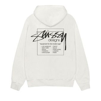 Buy Stussy Modern Age Zip Hoodie Pigment Dyed 'Natural' - 1975079