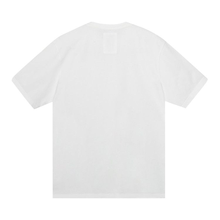 Stussy Garment Dyed Short-Sleeve Tee 'white'