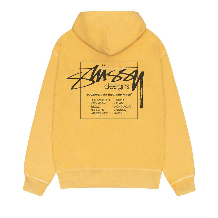 Stussy Modern Age Hoodie Pigment Dyed 'yellow'
