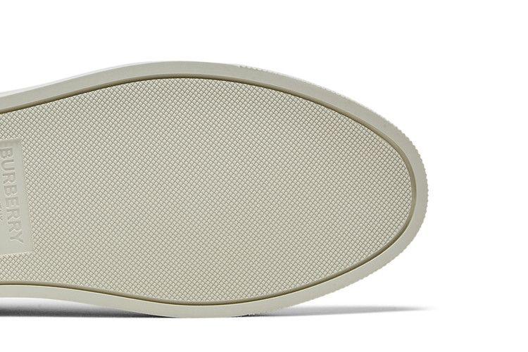 Burberry Check Panelled Sneakers Natural White Archive Beige