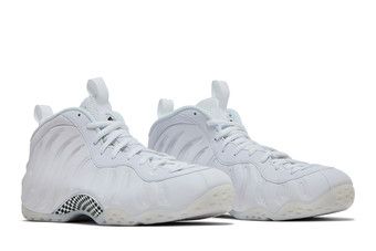 white nike air foamposite