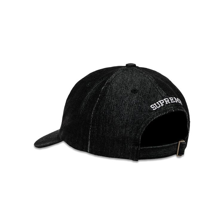 Buy Supreme Cordura Denim S Logo 6-Panel 'Black' - SS25H90