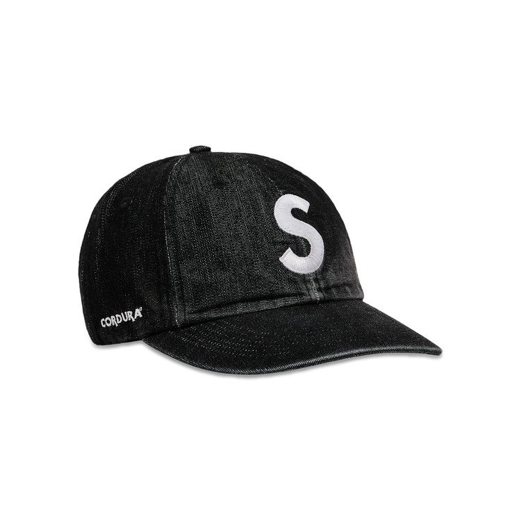 Buy Supreme Cordura Denim S Logo 6-Panel 'Black' - SS25H90