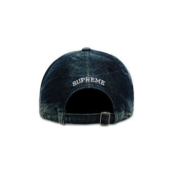 Supreme Washed Denim SLogo 6-Panel ブラック Supreme Kevlar Denim S Logo 6-Panel Black - SS22 - US