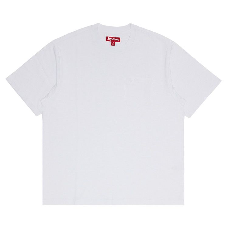 Buy Supreme Short-Sleeve Pocket Tee 'White' - SS25KN4 WHITE | GOAT