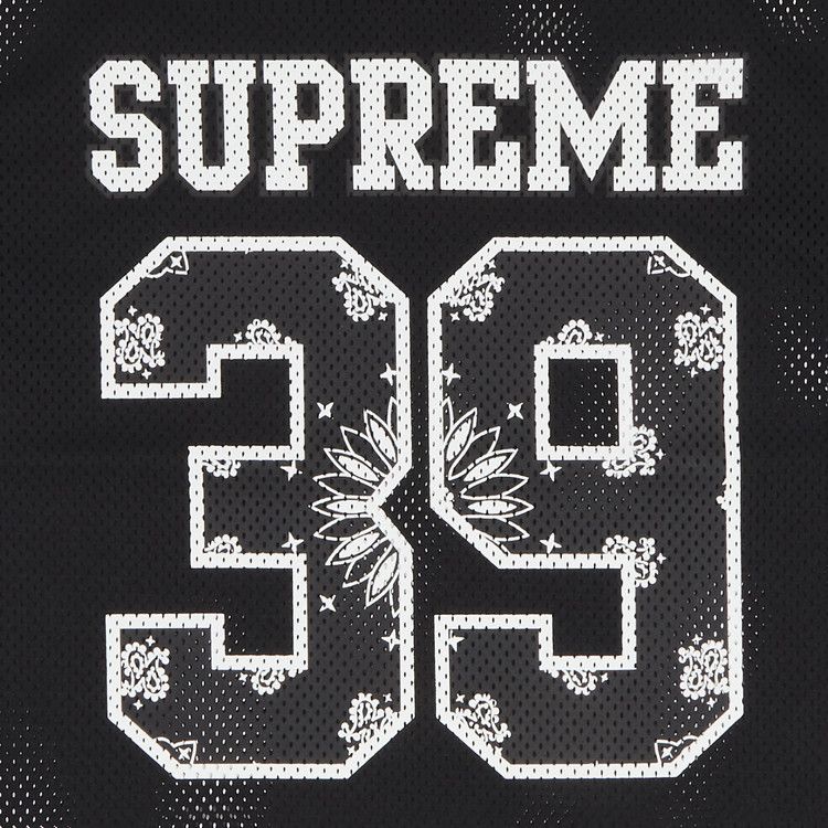 Buy Supreme Bandana Football Jersey 'Black' - SS25KN94 BLACK