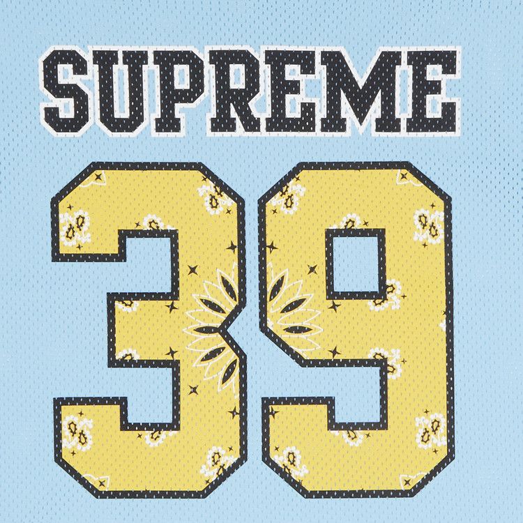 Supreme Supreme Bandana Football Jersey Blue XL | Grailed