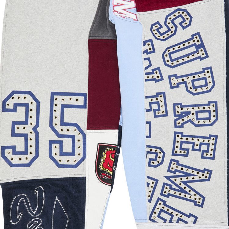 Buy Supreme Patchwork Sweatpant 'Navy' - SS25P47 NAVY | GOAT