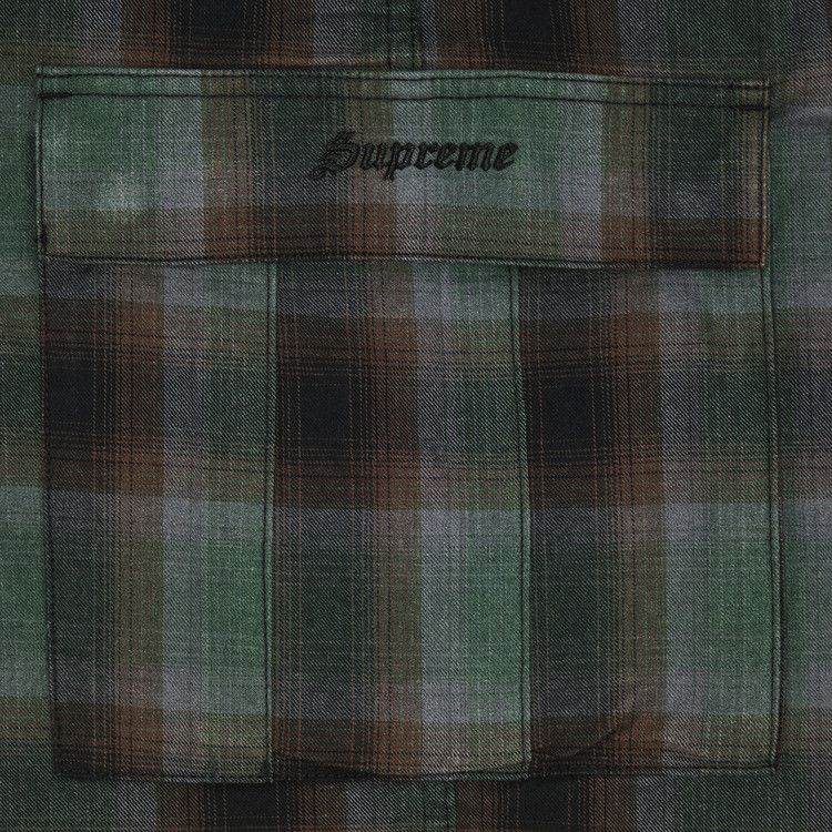 Buy Supreme Shadow Plaid Cargo Short 'Black' - SS25SH5 BLACK