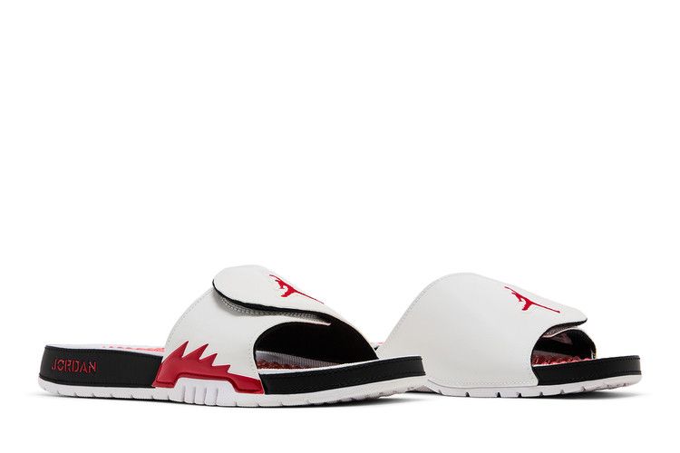 Air Jordan Hydro 5 RETRO Slide White Fire Red