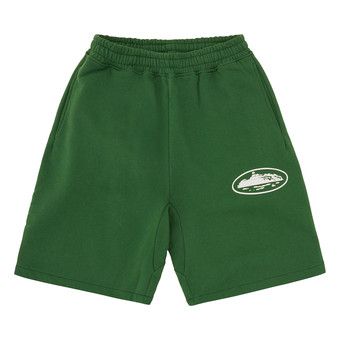 Buy Corteiz Island Puff Print Sweatshort 'Green' - CRTZ0529 035 | GOAT