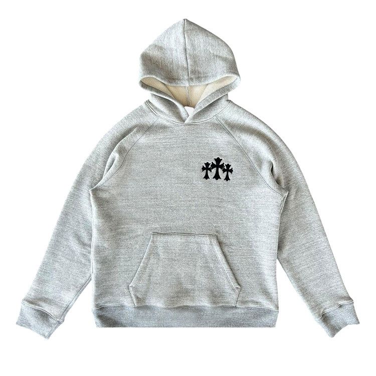 Chrome Hearts Triple Cross Hoodie 'grey'