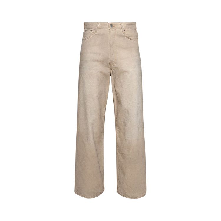 Acne Studios 1981 Baggy Fit Jeans Sand Beige