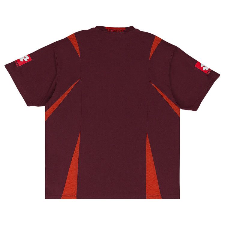 シャツ Supreme Crest Soccer Jersey Black SUPREME CREST SOCCER JERSEY BLACK Size M ( อก 23-23.5 นิ้ว