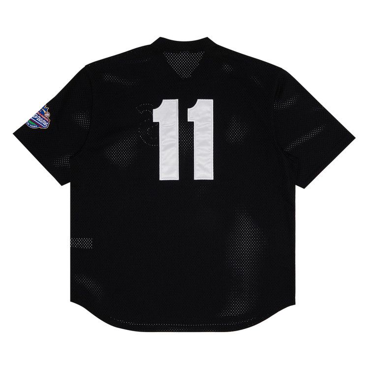 Buy Supreme S Logo Baseball Henley 'Black' - SS25KN95 BLACK