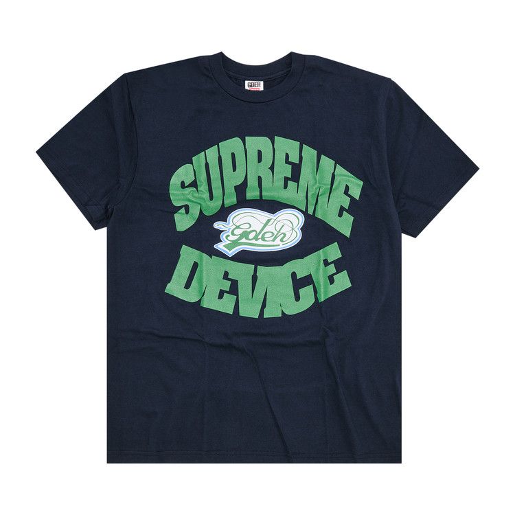 Buy Supreme x Goodenough Device Tee 'Navy' - SS25T17 NAVY | GOAT