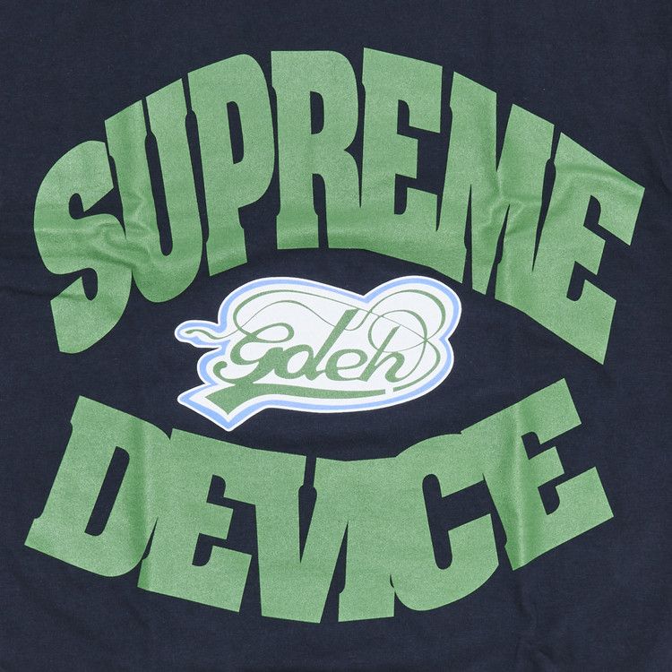【SUPREME】X GOODENOUGH DEVICE T-SHIRT NAVY 25SS Supreme GOODENOUGH Device Tee (SS25) - $48