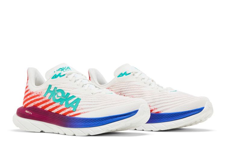 Hoka Mach 5 'white Flame'