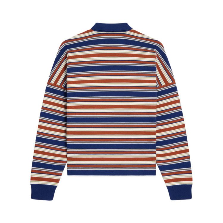 CELINE Triomphe Loose Striped Polo 'Navy/Orange/Ecru' — foto 3