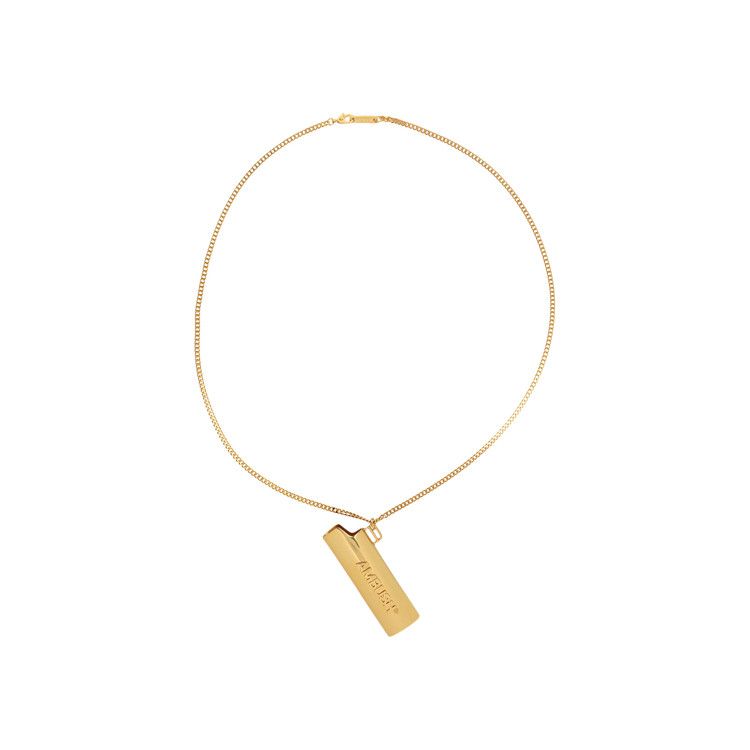 Buy Ambush Logo Lighter Case Chain Necklace 'Gold
