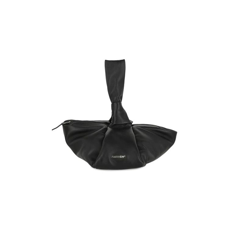 Buy Ambush Twist Top Leather Clutch 'Black