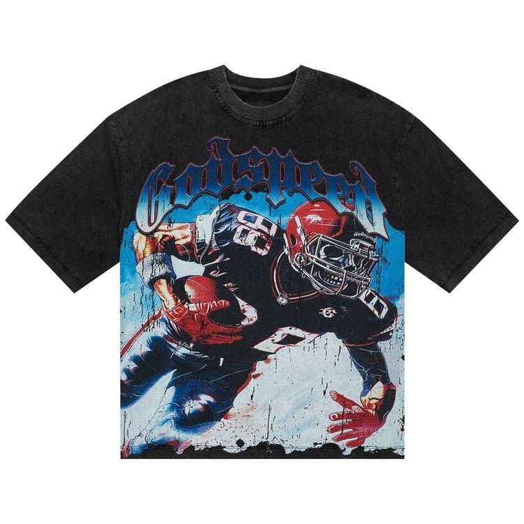 Godspeed Endzone T-Shirt Black Wash