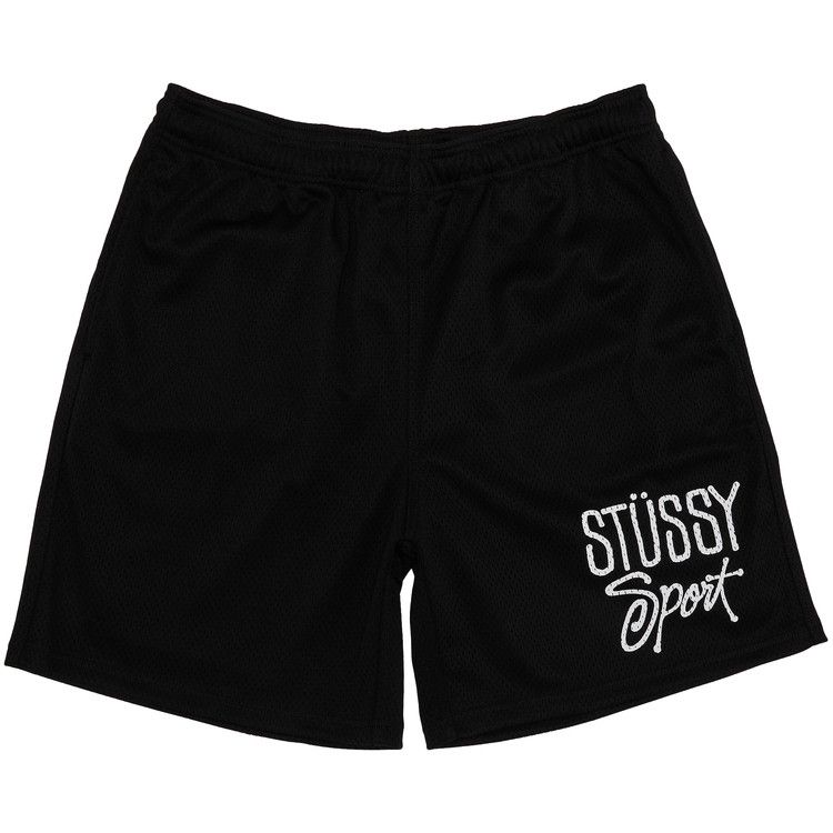 Basic Mesh Short – Black | Shorts | Stüssy