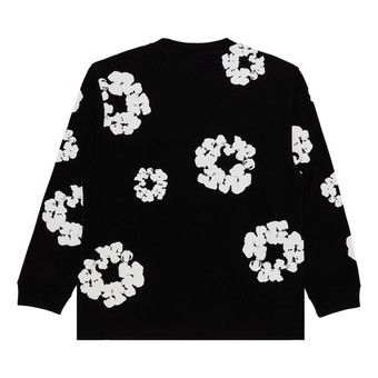 Buy Denim Tears Long-Sleeve Wreath Tee 'Black' - FW24TLS0062S BLAC