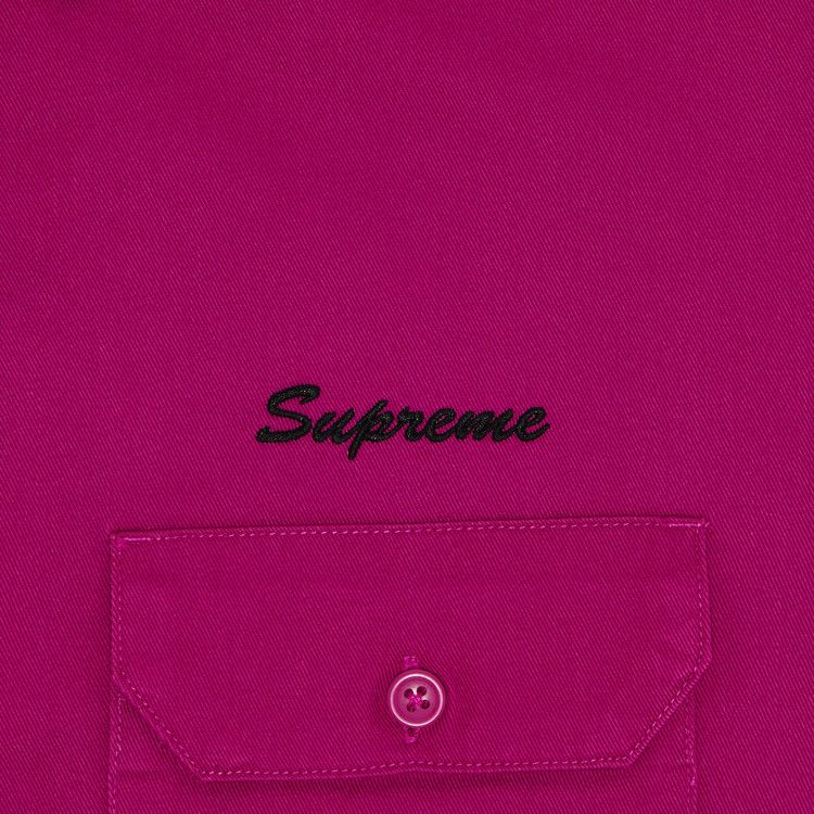Supreme Rhinestone Pin Up S/S Work Shirt Green Men's - SS25 - US