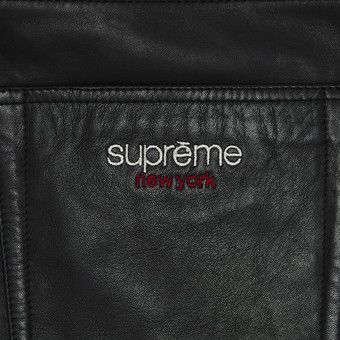 Buy Supreme Baggy Leather Short 'Black' - SS25SH26 BLACK