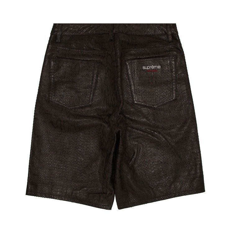 Supreme Baggy Leather Short Black 30 バギー Supreme Baggy Leather Short (SS25) - $298
