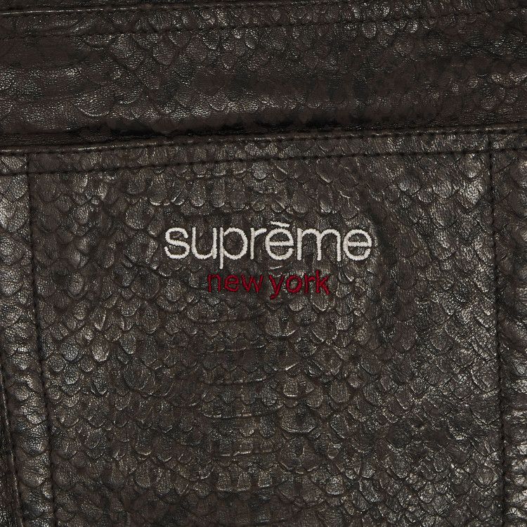 Buy Supreme Baggy Leather Short 'Snakeskin' - SS25SH26