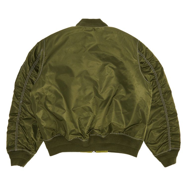 Stussy Built Reversible Bomber Jacket Olive