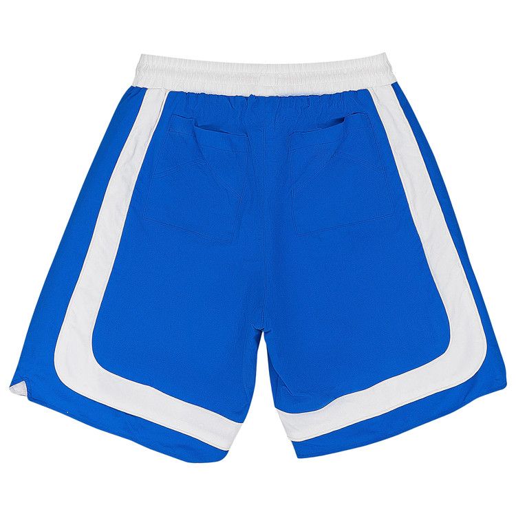 Rhude Campione Baggy Track Shorts Blue/White
