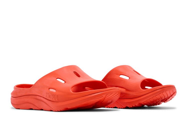 Hoka Ora Recovery Slide 3 Vibrant Orange